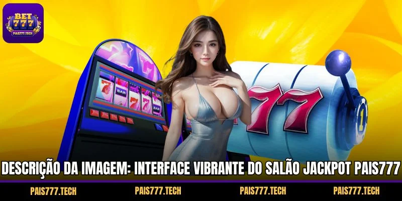 Descrição da imagem: Interface vibrante do salão slot PAIS777 com diversos jogos populares