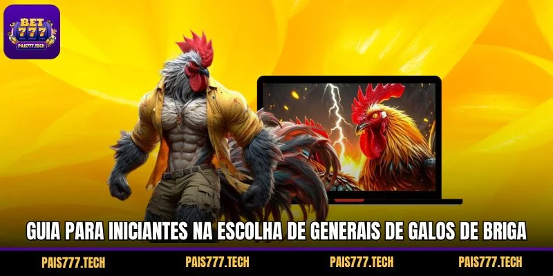 Guia para iniciantes na escolha de generais de galos de briga