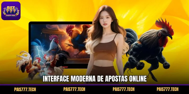 Interface moderna de apostas online