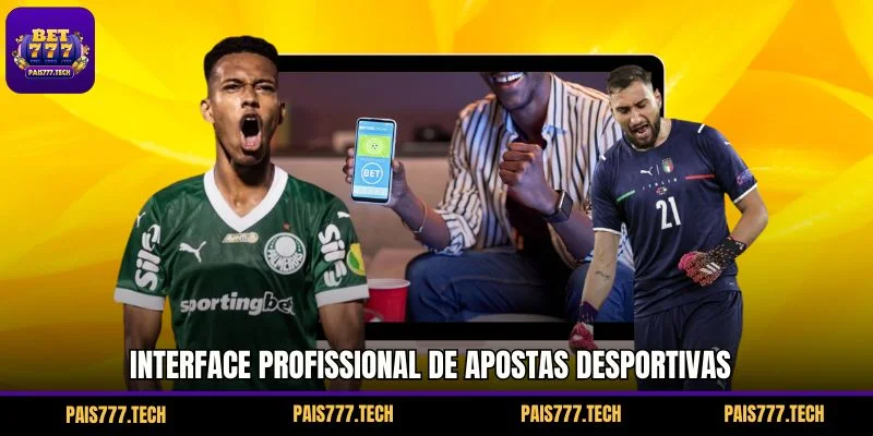 Interface profissional de apostas desportivas