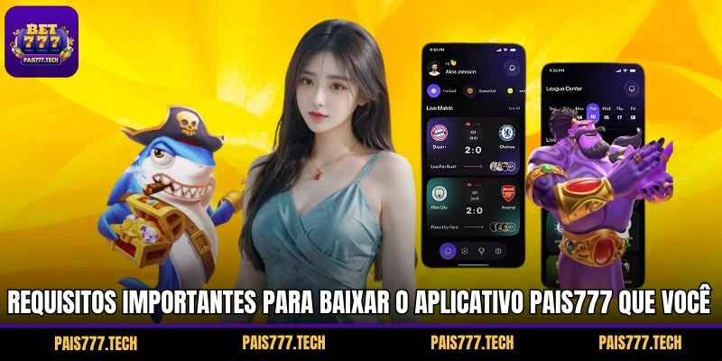 Requisitos importantes para baixar o aplicativo PAIS777 que você precisa conhecer.