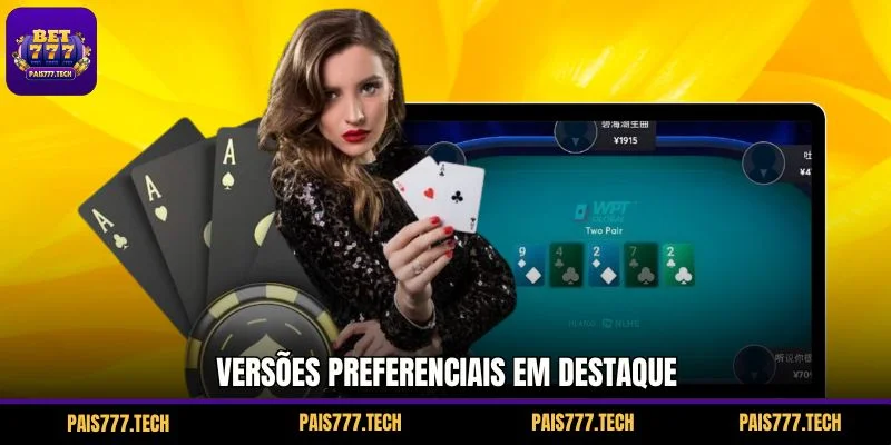 Versões preferenciais em destaque